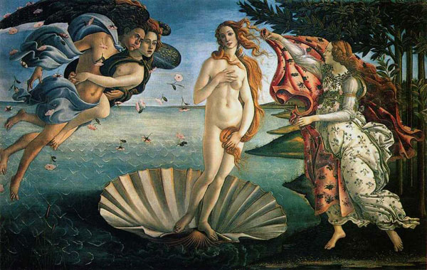 La Nascita di Venere di Botticelli