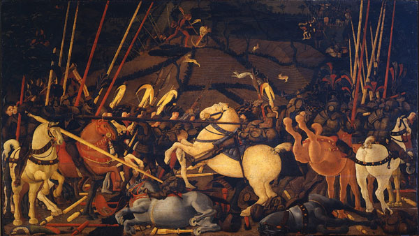 Battle of San Romano by Paolo Uccello