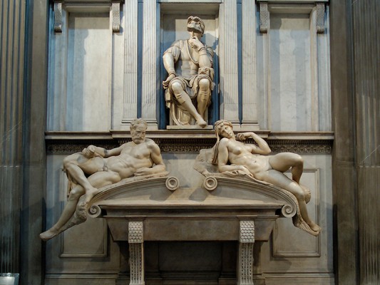 Tomba di Michelangelo nella Sagrestia Nuova